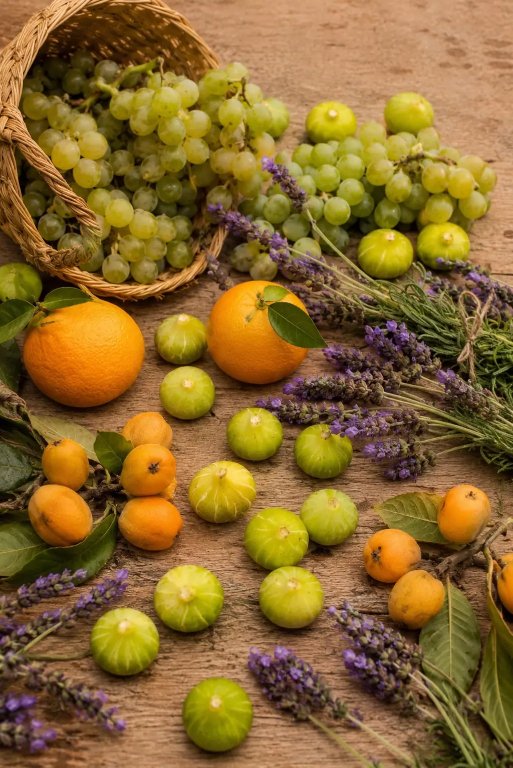 Raw material grows close.
