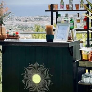 RUSTIC SINGLE MOBILE BAR