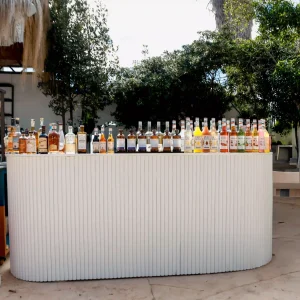 Wooden white Bar